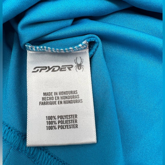 Spyder Boys Swim T-shirt Rash guard Light Blue Boys Size XL Great Condition - Picture 2 of 10